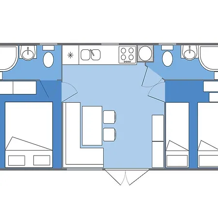 Standard Mobile Home Medveja Feriepark Medveja